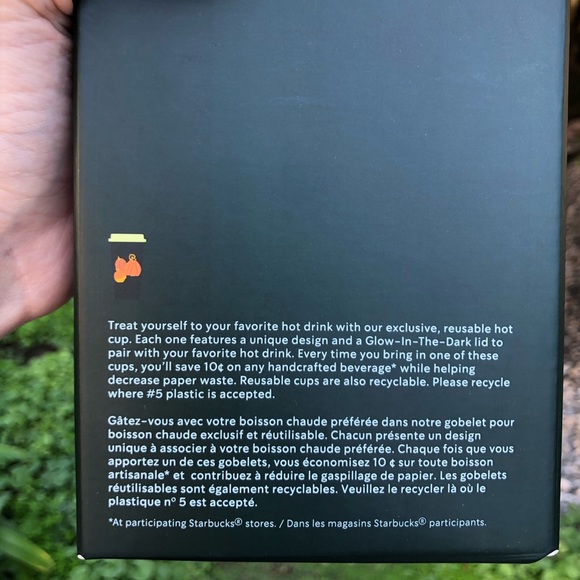 STARBUCKS GLOW IN DARK PUMPKIN HOT CUPS - Picture 8 of 9